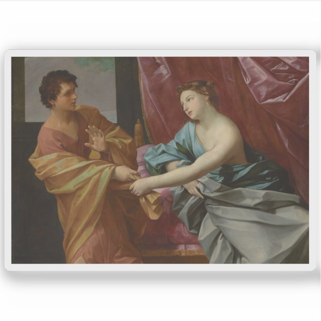 Adesivo Guido Reni - Esposa de Joseph e Potiphar (Frente)