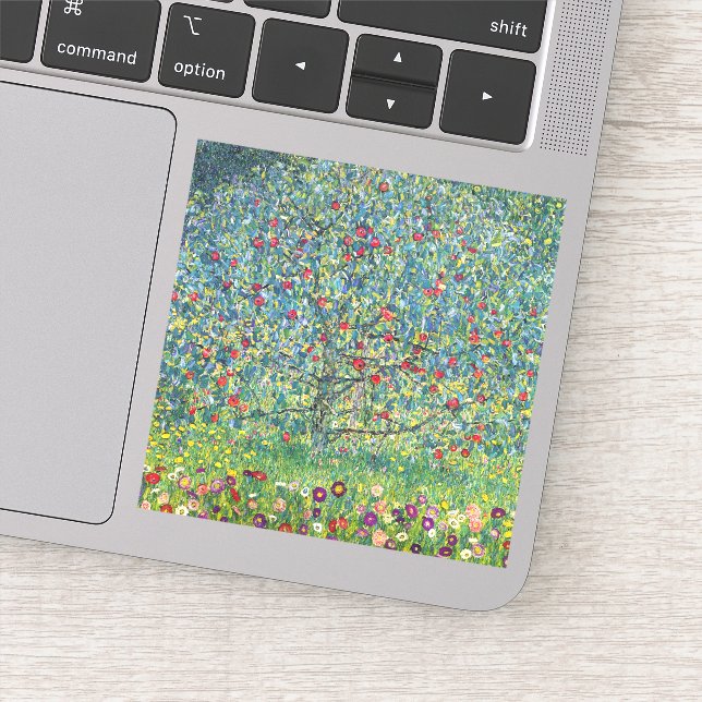 Adesivo Gustav Klimt - Árvore de Maçã (Detalhe)
