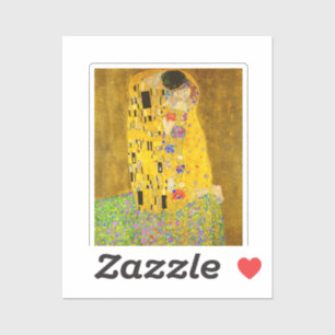 Adesivo Gustav Klimt é o famoso quadro Beijo.