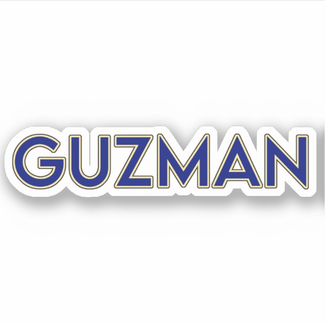 ADESIVO GUZMAN 02 — 3" STICKER (Frente)