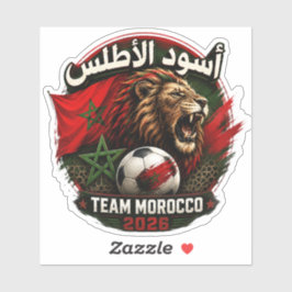 Adesivo 🇲🇦 HA HNA JINA Equipe Marrocos Dia de Jogo 2026