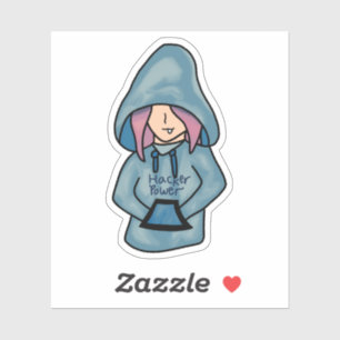 Adesivo Hacker Power