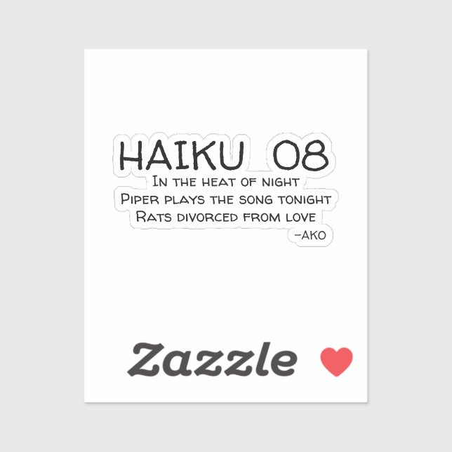ADESIVO HAIKU 08 (Folha)