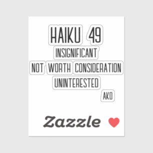 ADESIVO HAIKU 49