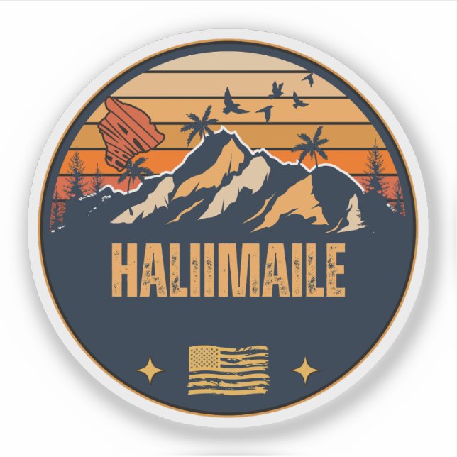Adesivo Haliimaile, Havaí (Frente)