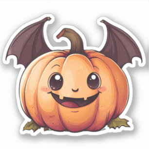 Adesivo Halloween Bat Jack-o-Lantern
