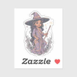 Adesivo Halloween, bruxa 7 bebê, bruxa divertida, para cri