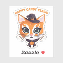 Adesivo Halloween Cat