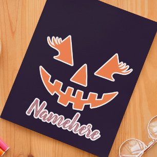 Adesivo Halloween da Girly Jack O Lanterna Pumpkin Persona