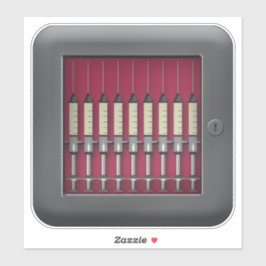 Adesivo Halloween de Asilo Sanitário do Gabinete Sedativo 