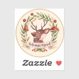 Adesivo Halloween do clima de outono