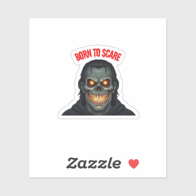 Adesivo Halloween Horror (Folha)