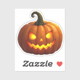 Adesivo Halloween Jack O' Lantern Sticker