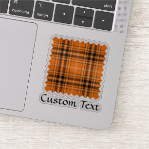 Adesivo Halloween Orange Tartan