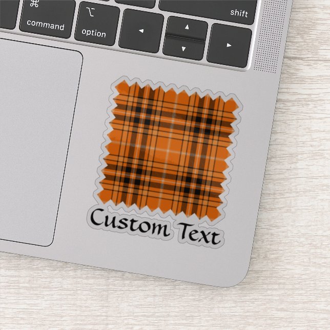 Adesivo Halloween Orange Tartan (Detalhe)
