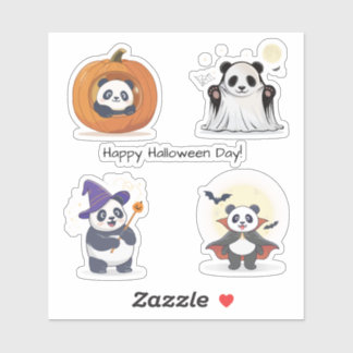Adesivo Halloween Panda Collection
