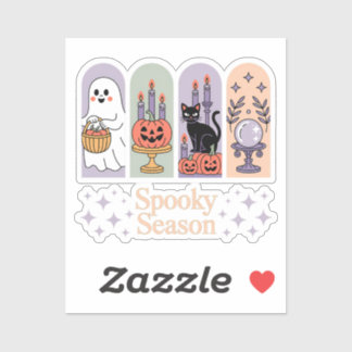 Adesivo Halloween Pattern Spooky Season