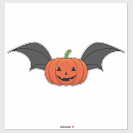 Adesivo Halloween Pumpkin Bat