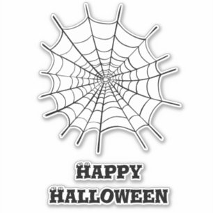 Adesivo Halloween Spider Web e Eyebolas