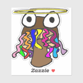 Adesivo Halo Dreadlocks Mushroom