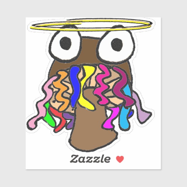 Adesivo Halo Dreadlocks Mushroom (Folha)