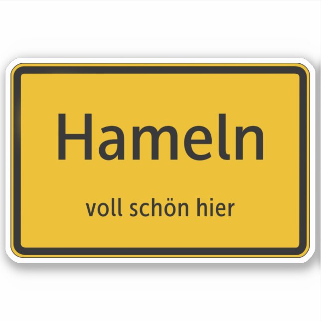 Adesivo Hameln Aufkleber Sticker Autoaufkleber (Frente)
