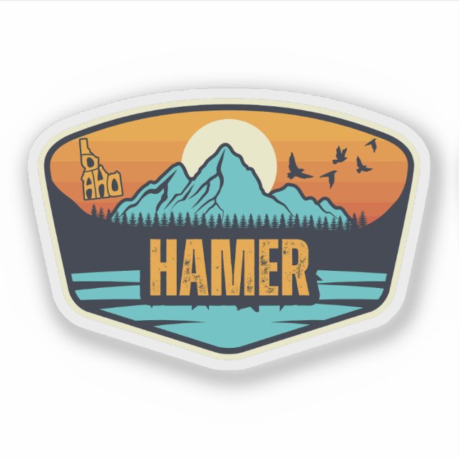 Adesivo Hamer, Idaho (Frente)