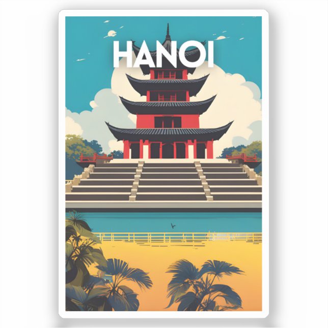 Adesivo Hanói Vietnã (Frente)