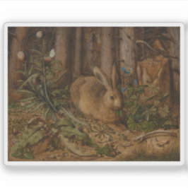 Adesivo Hans Hoffmann - A Hare na Floresta