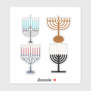 Adesivo Hanukkah Judaísmo Judeu Religião
