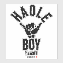 ADESIVO HAOLE BOY SHAKA HAWAII
