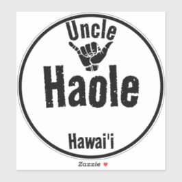 ADESIVO HAOLE TIO SHAKA HAWAII