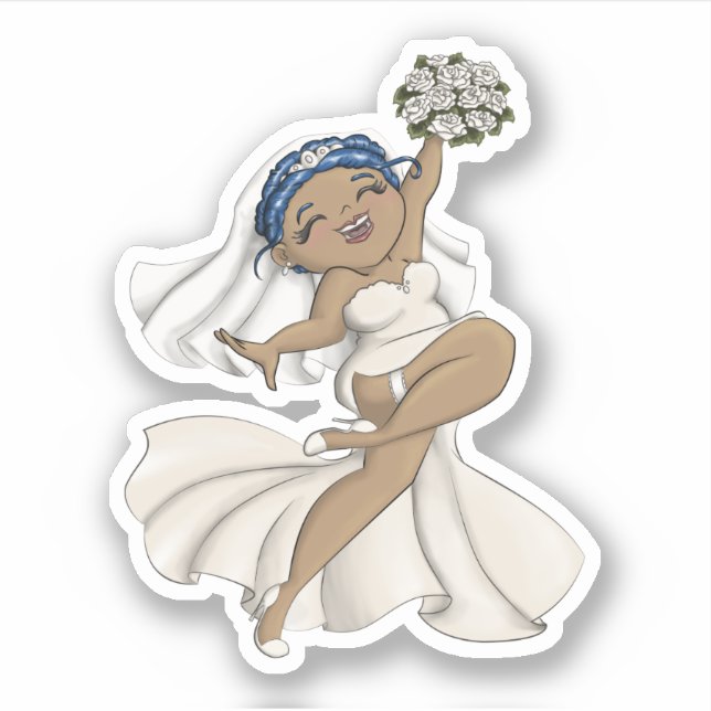 Adesivo Happy Bride 07 (Frente)