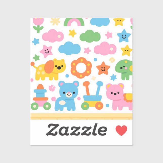 Adesivo Happy Jungle Vinyl Sticker (Folha)