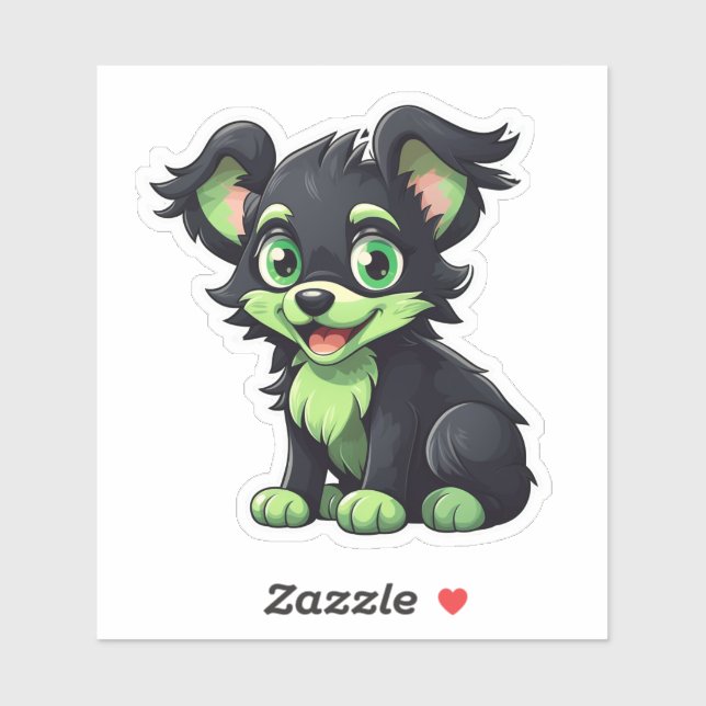 Adesivo Happy Paws: Adorable Dog Stickers for Dog Lovers (Folha)