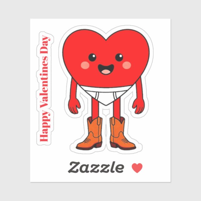 ADESIVO HAPPY VALENTINES DAY (Folha)