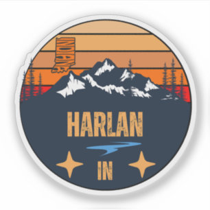 Adesivo Harlan, Indiana