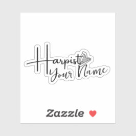 Adesivo Harp Sticker Personalizado