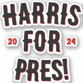 Adesivo Harris para Presidente 2024