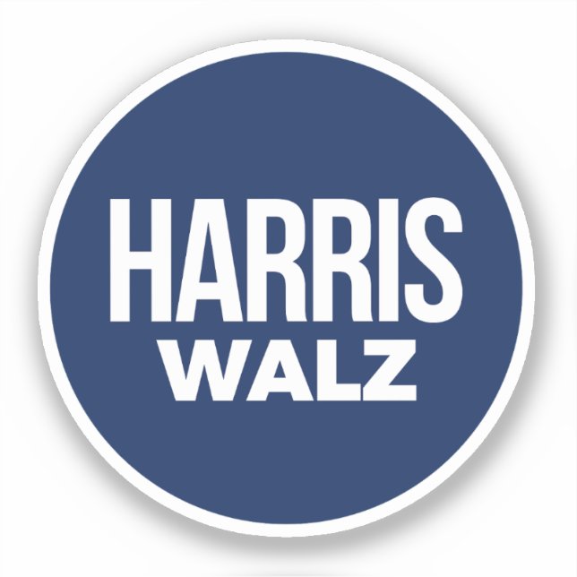 Adesivo Harris Walz (Frente)