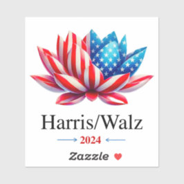 Adesivo Harris Walz 2024 — Removable Vinyl
