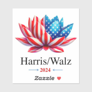 Adesivo Harris Walz 2024 — Removable Vinyl