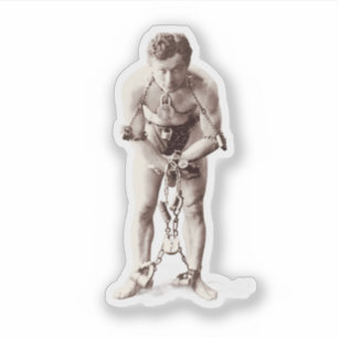 Adesivo Harry Houdini (c.1899)
