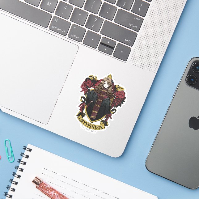 Adesivo HARRY POTTER™ | Anime Hermione House Crest (Notebook com iPhone)