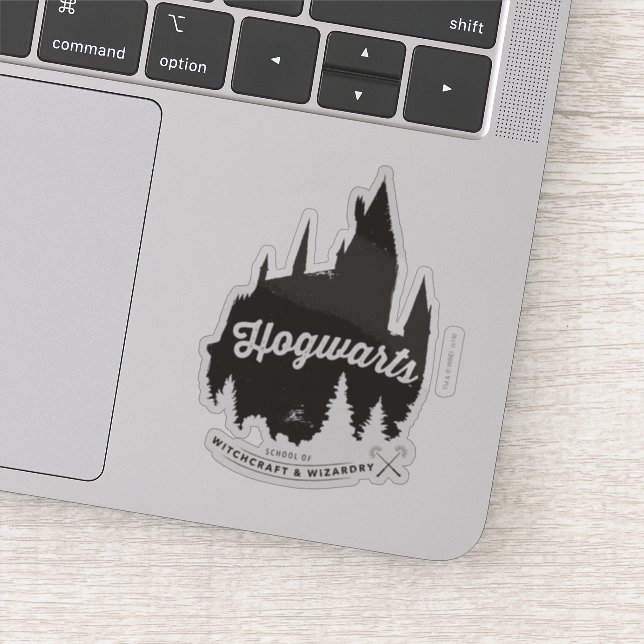 Adesivo Harry Potter | HOGWARTS™ Castle Typografia (Detalhe)