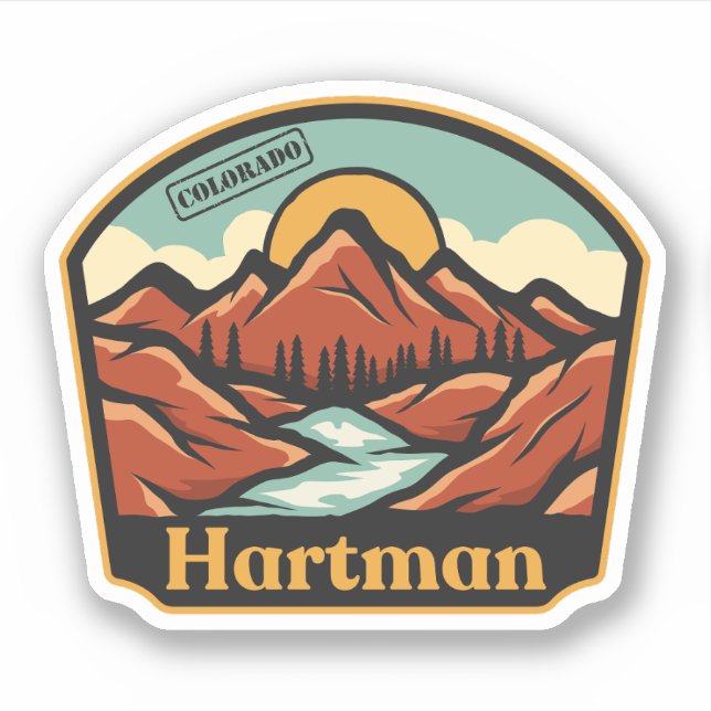Adesivo Hartman, Colorado Sticker (Frente)