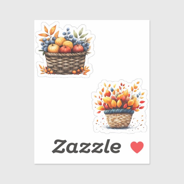 Adesivo Harvest Basket Sticker Sheet (Folha)