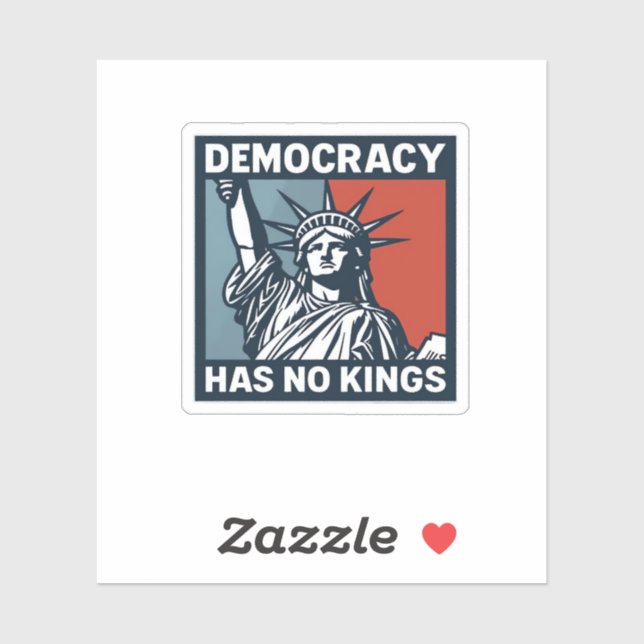 Adesivo Has No Kings (Folha)