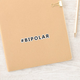 Adesivo Hashtag bipolar