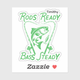 Adesivo Hastes Prontas Bass Estável Gráfico SVG Personaliz